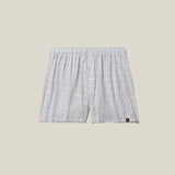 Classic Fit Boxer - Heather Grey Windowpane Print