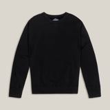 Classic Fit Long Sleeve Crew Sweatshirt – Black