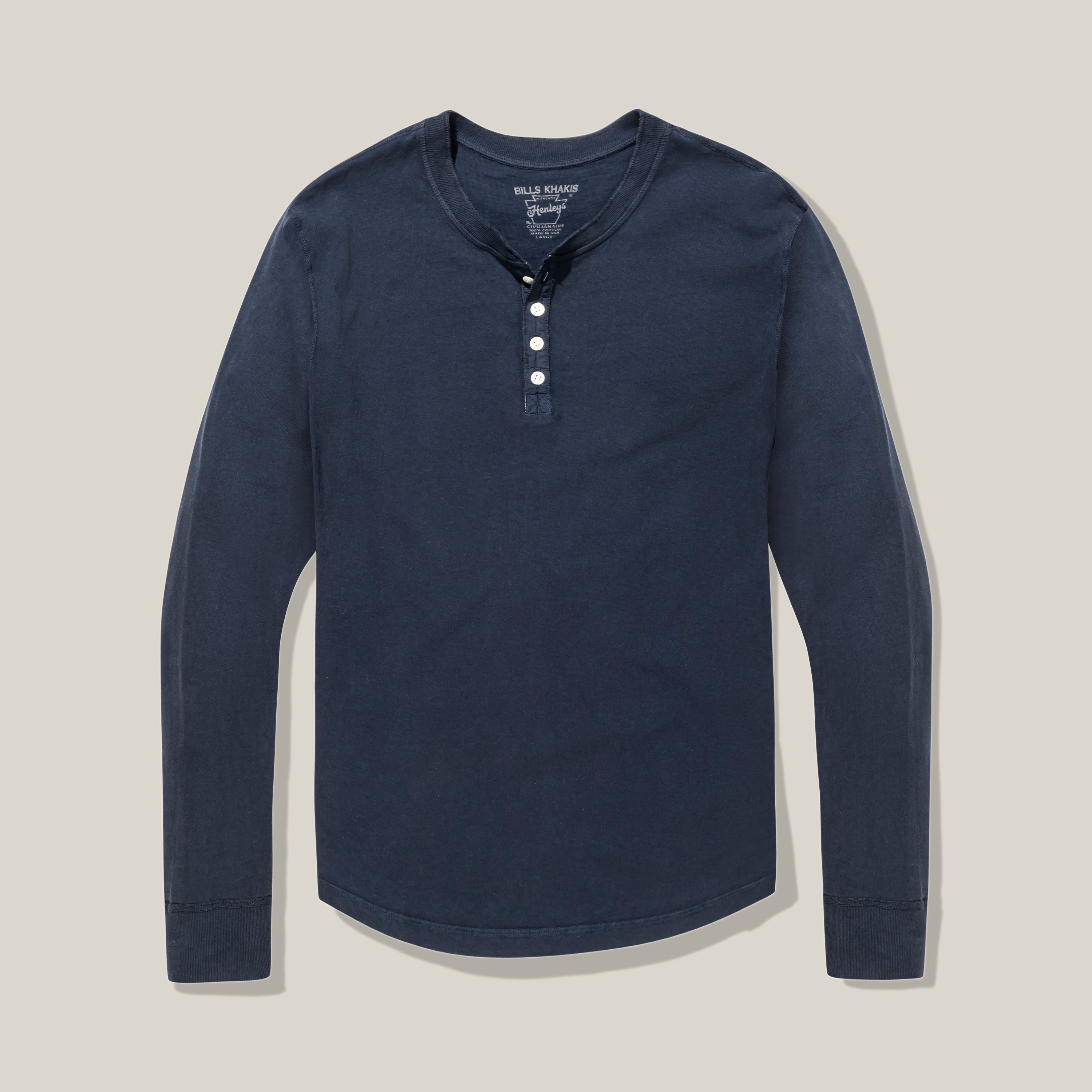Long Sleeve Henley – Standard Fit