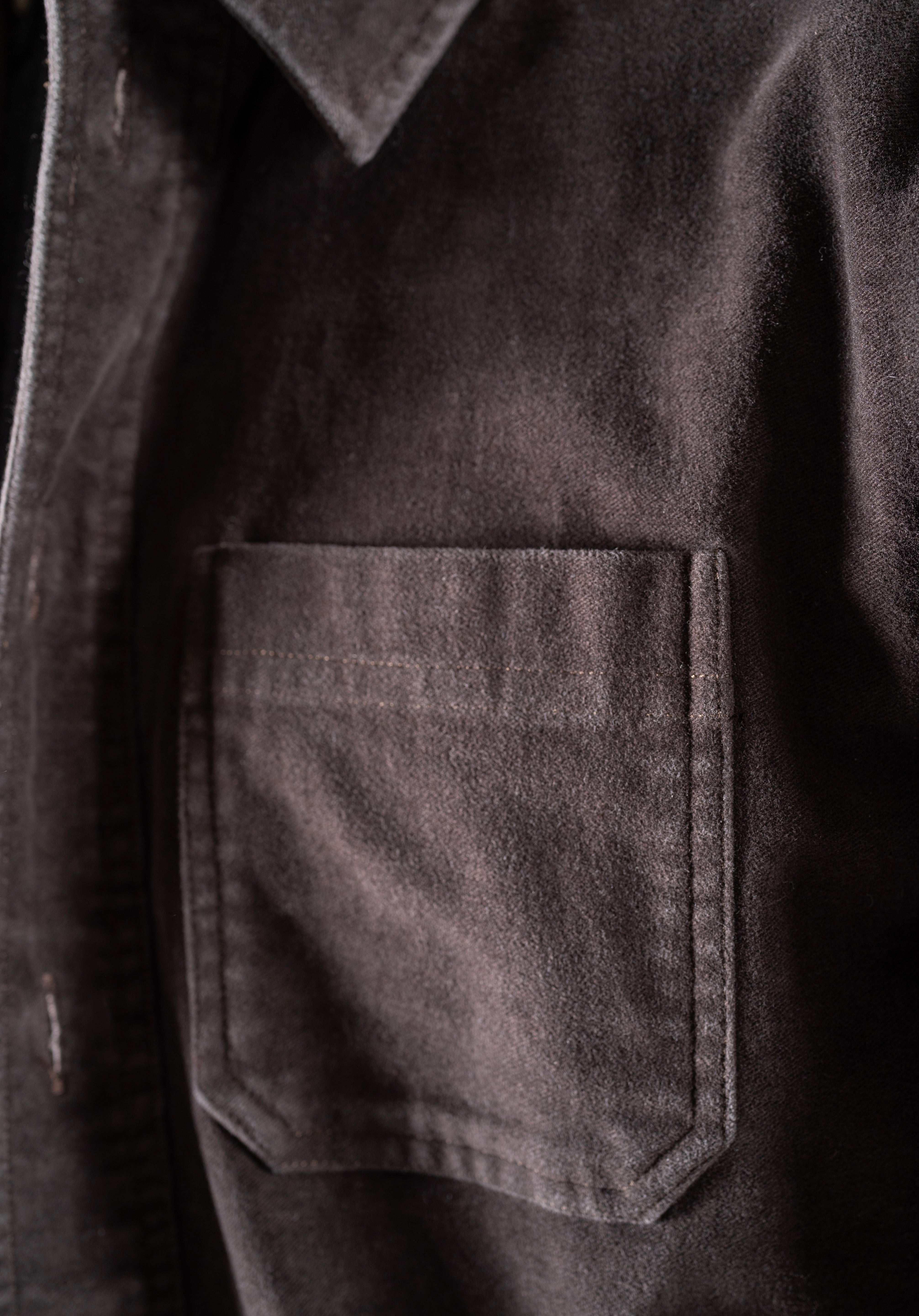 Chore Jacket – Classic Fit – Washed Moleskin