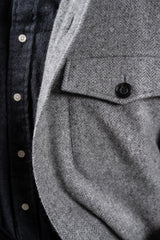 Shirt Jacket – Classic Fit – Wool Herringbone