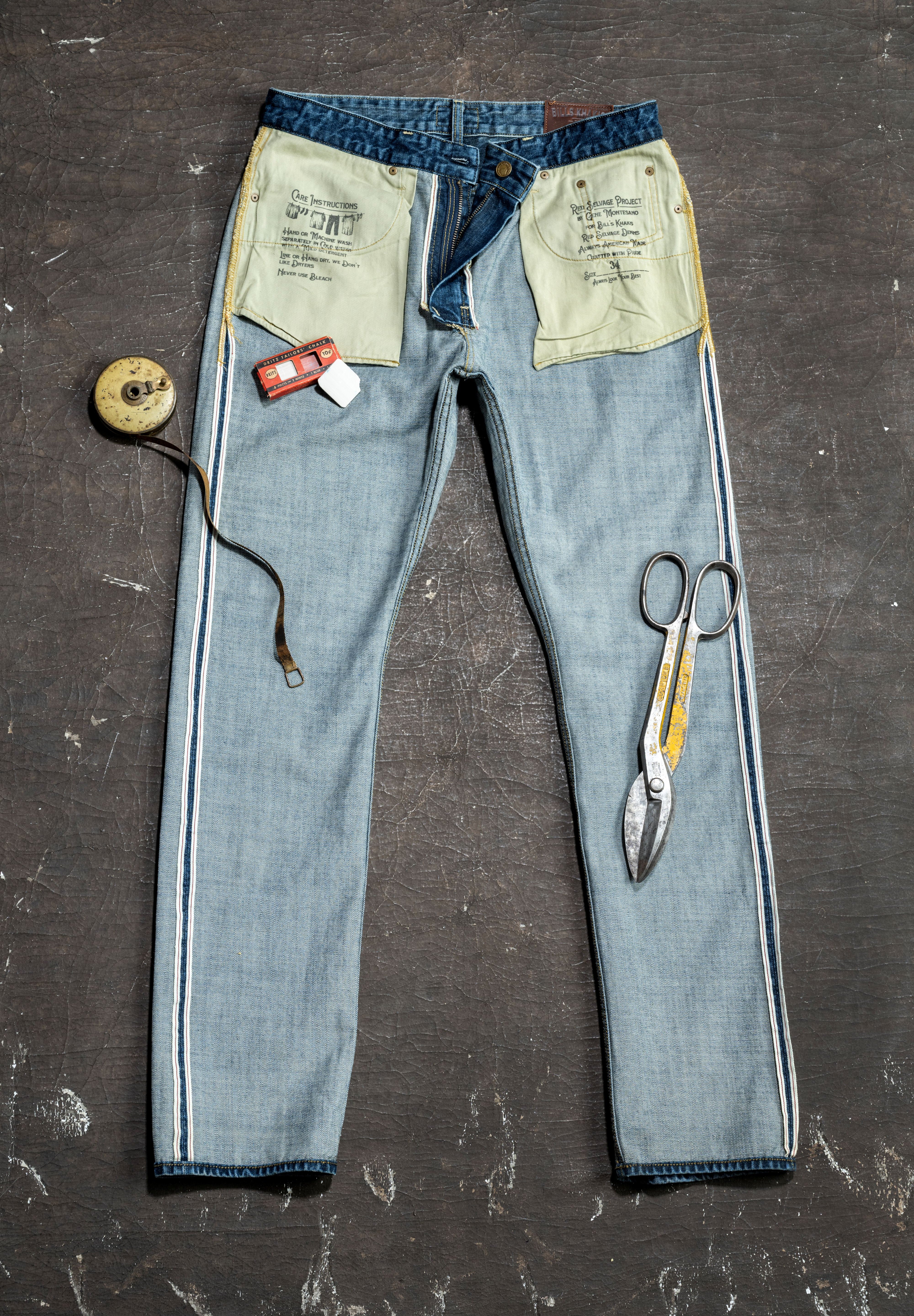 Small Batch – Red Selvage Denim – Straight Fit