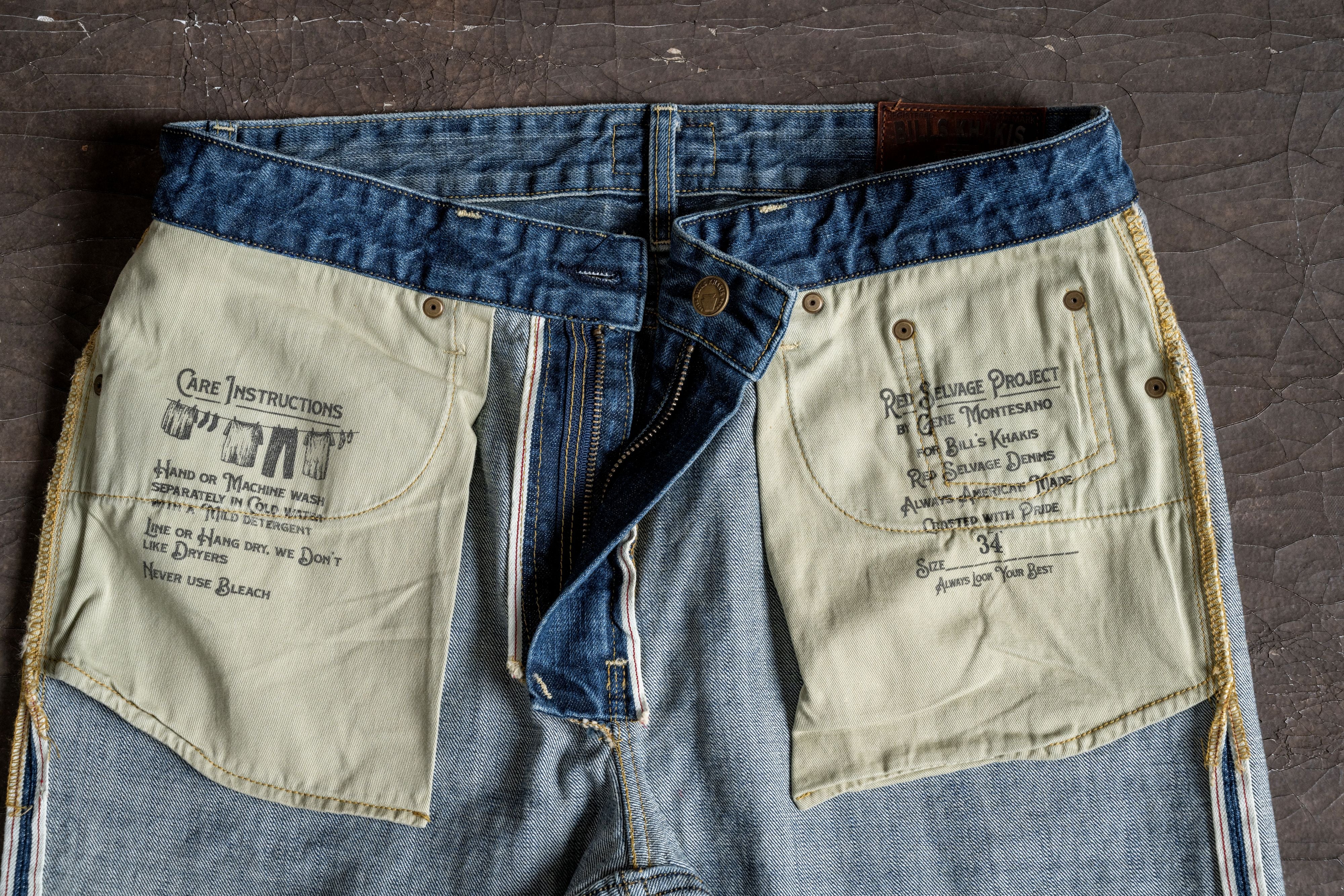 Small Batch – Red Selvage Denim – Straight Fit