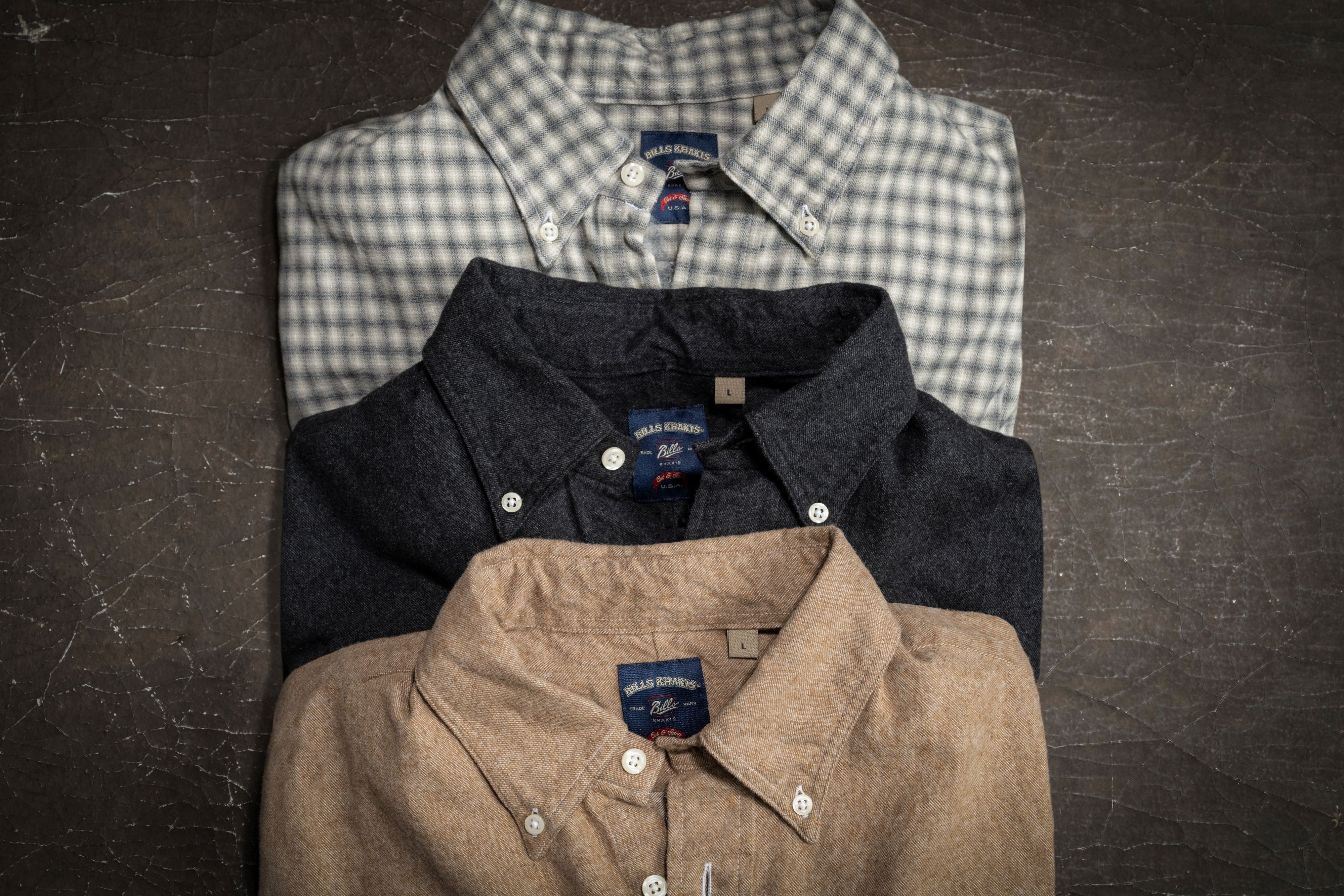 Double Brushed Flannel – Standard Fit – Ombre Flannel Check