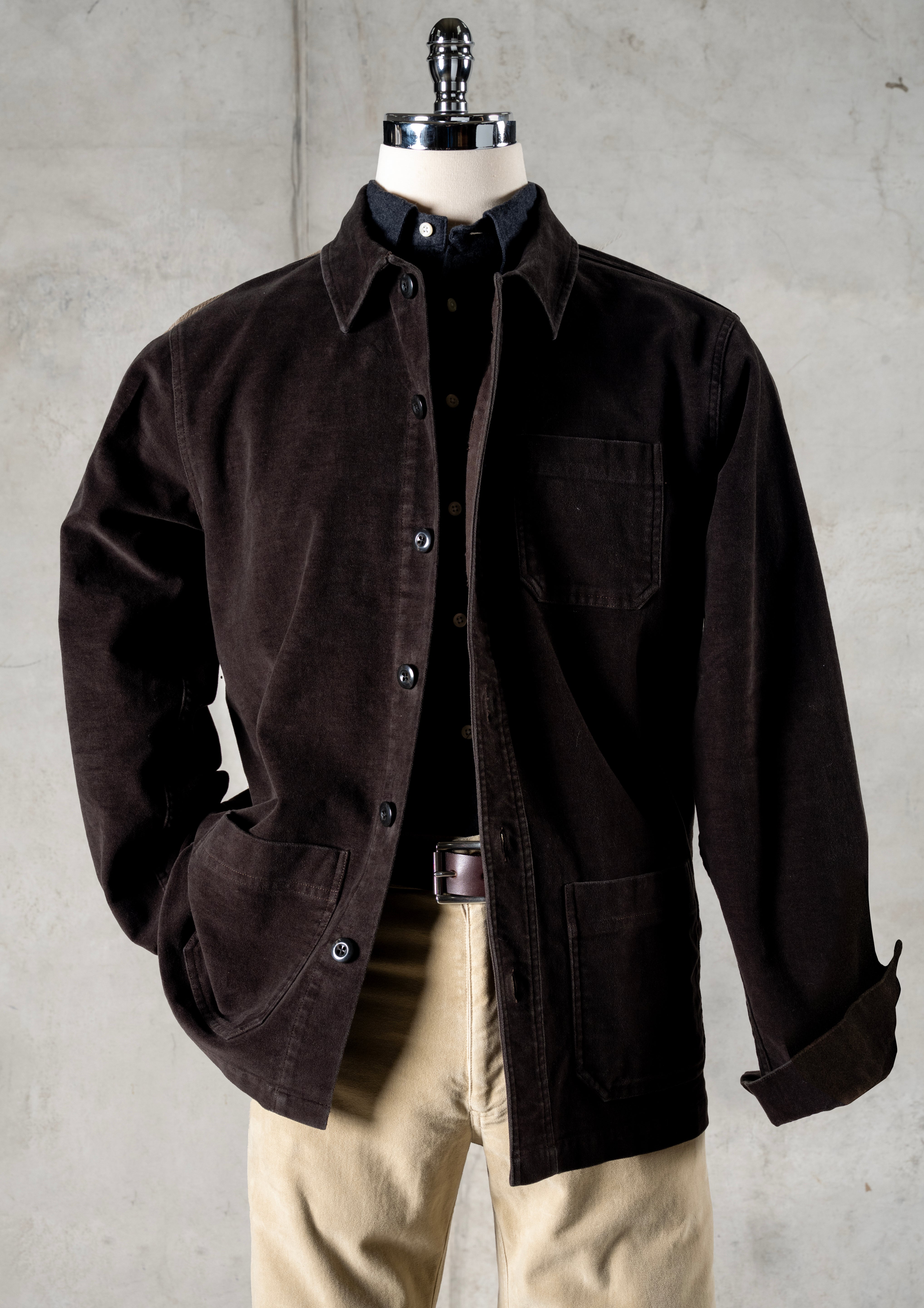 Chore Jacket – Classic Fit – Washed Moleskin