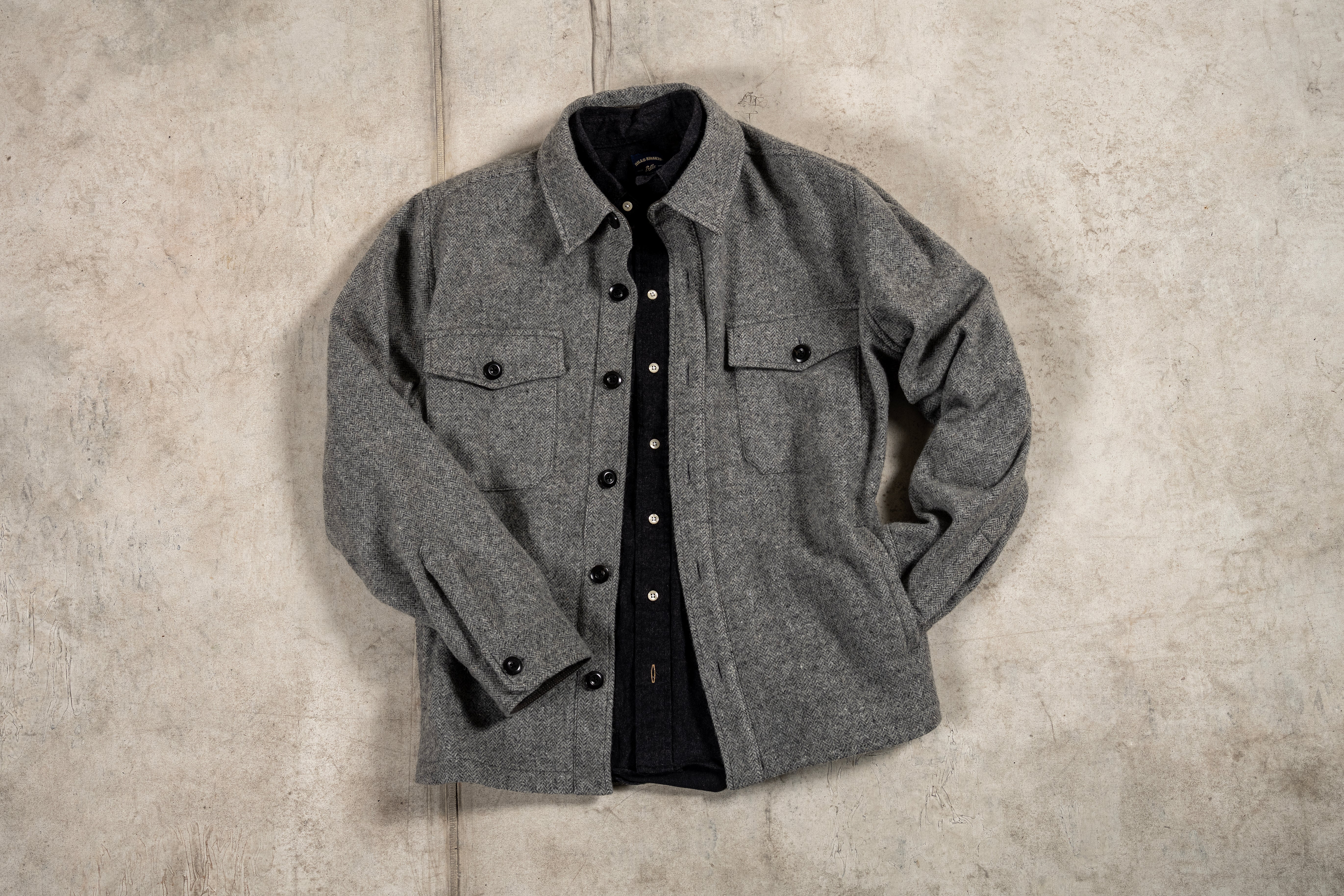 Shirt Jacket – Classic Fit – Wool Herringbone