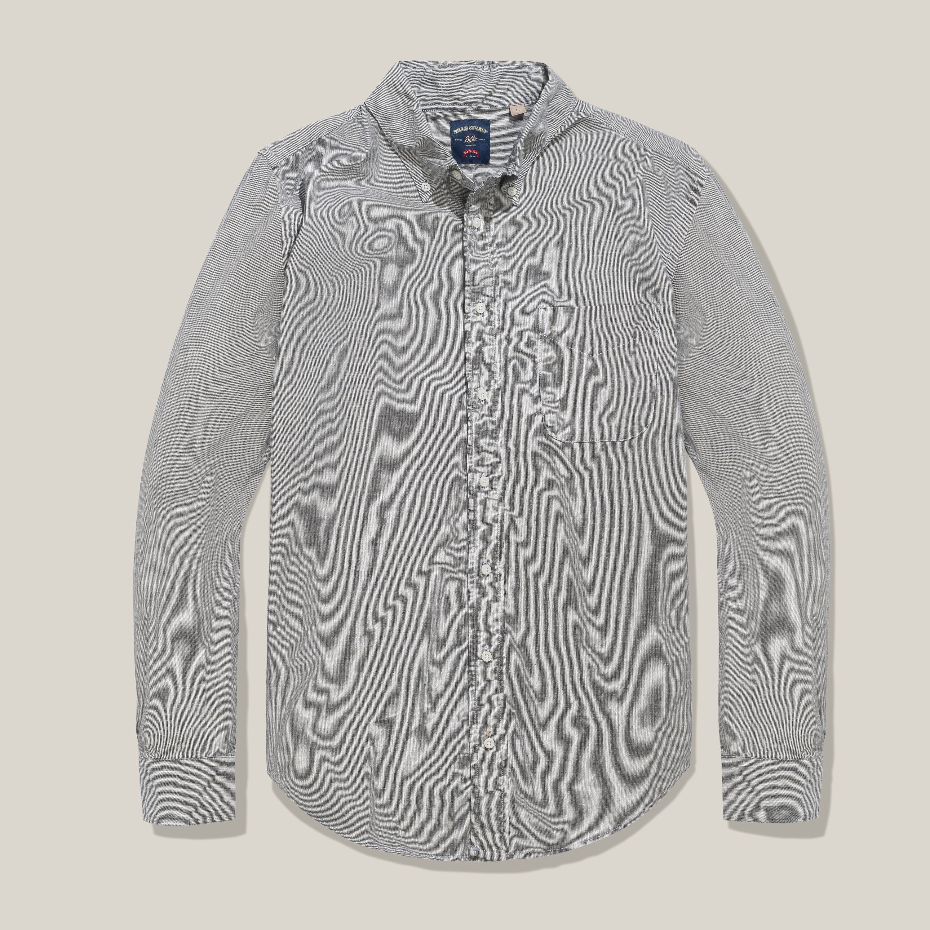 Ticking Stripe Shirt  – Standard Fit